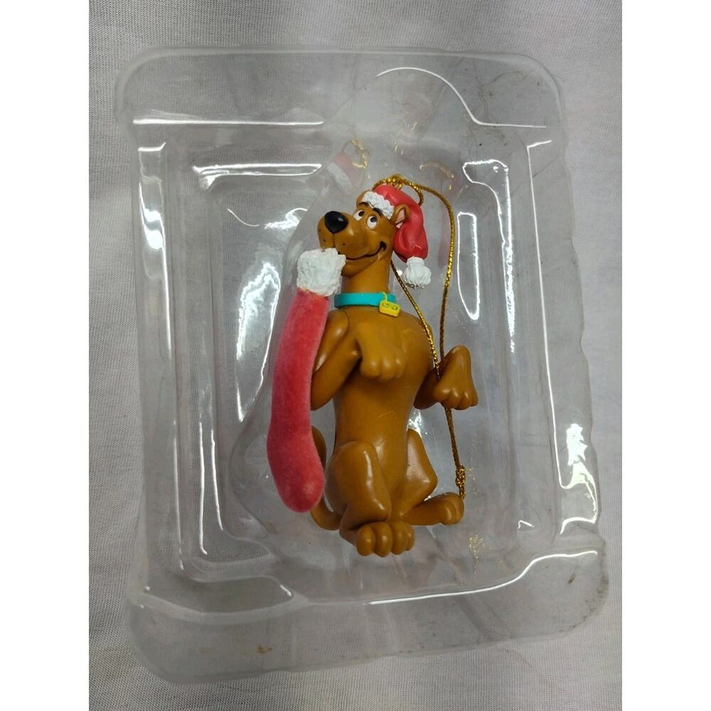 Vintage Cartoon Network Scooby-Doo 2000 Christmas Ornament Trevco Felt Stocking